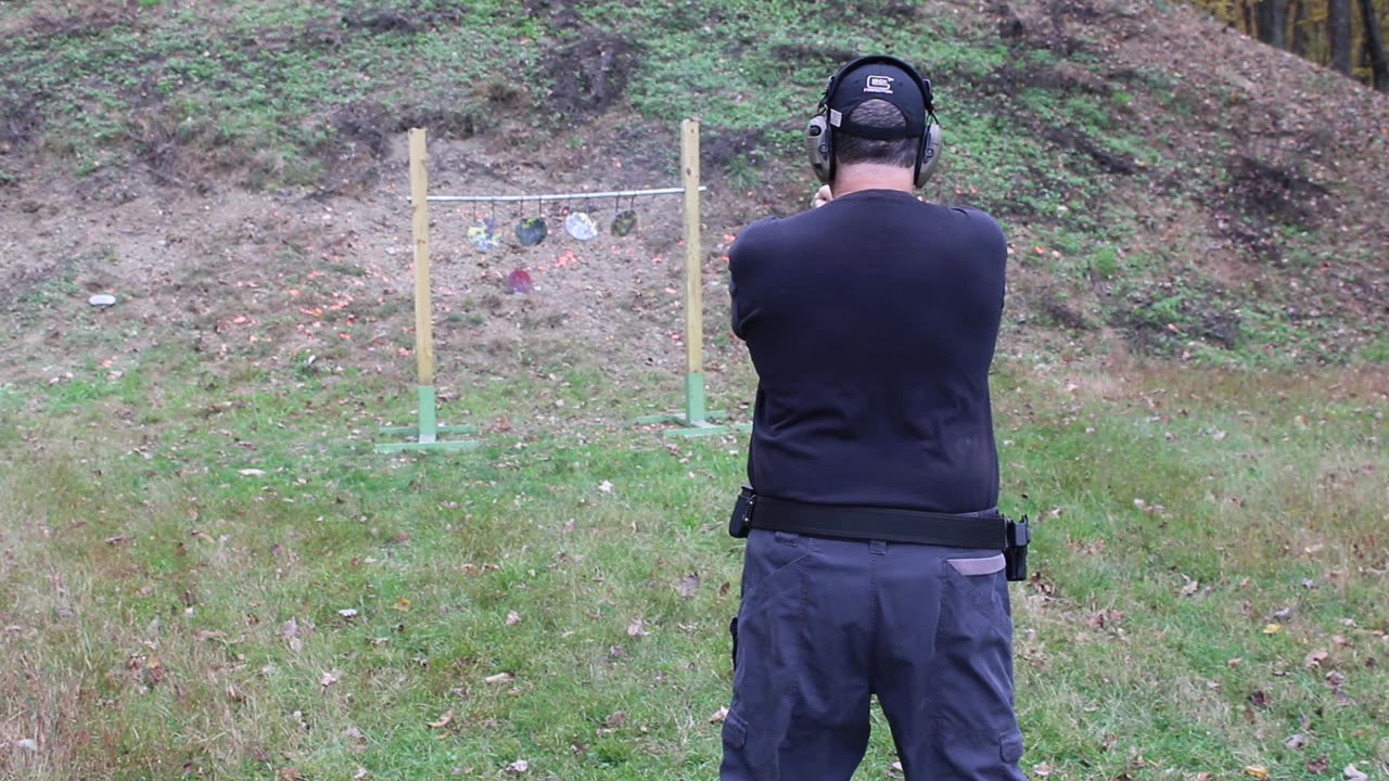 Pete is having "Glocks" of fun!