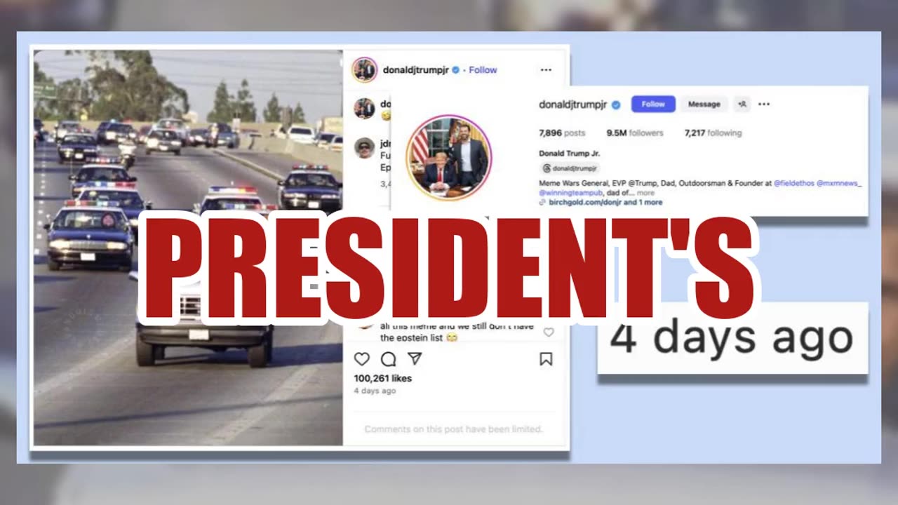 Fact Check: Trump DID Post Meme Of Him And Vance in Police Cars Chasing Barack Obama In White Bronco