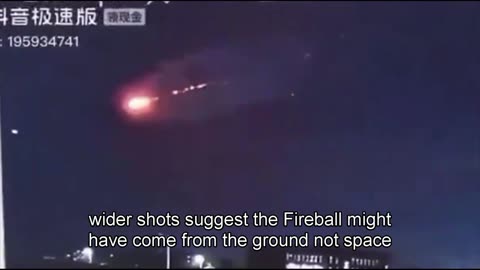Shocking China Military Shoots Down Fireball: UFO or Meteor?