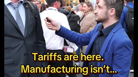 Tariffs are here. Manufacturing isn’t.