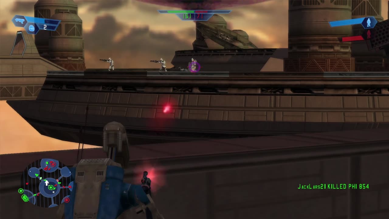 Star Wars Battlefront 2004: Instant Action Bespin: Platform CIS Gameplay