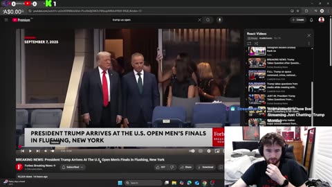 Trump Visits the US Open
