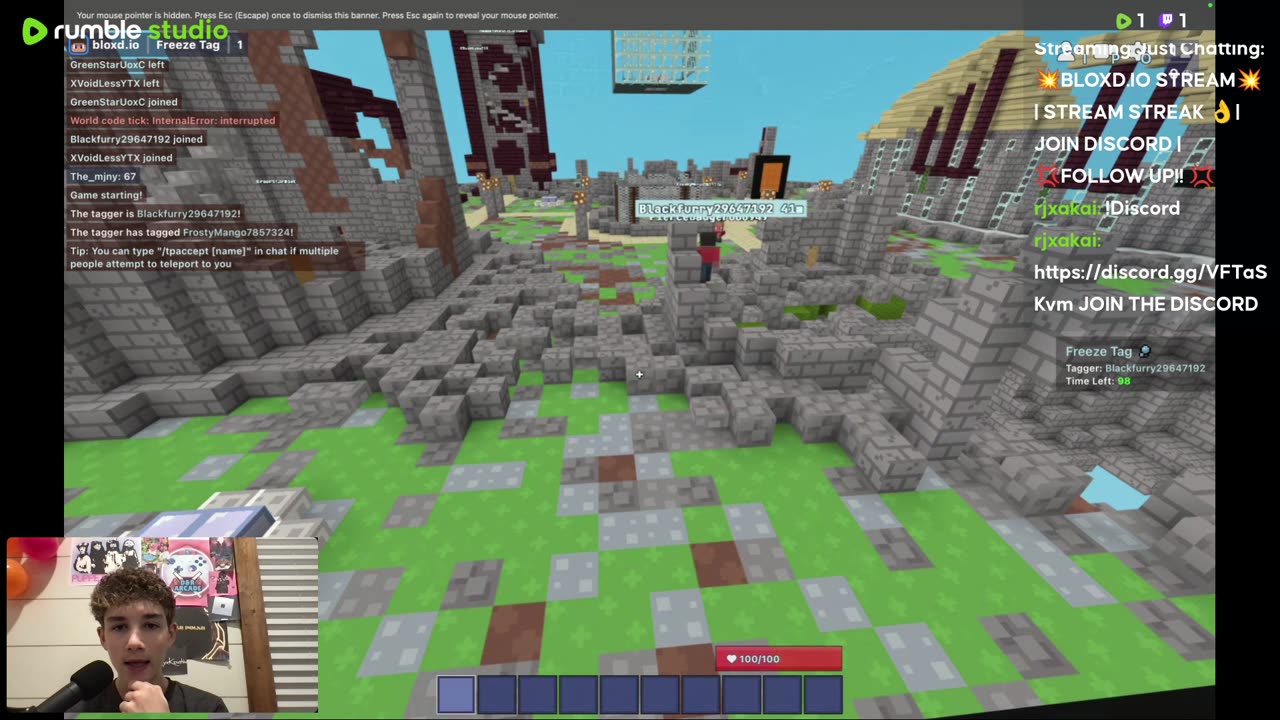 💥BLOXD.IO STREAM💥 | STREAM STREAK 👌| JOIN DISCORD | 💢FOLLOW UP!! 💢