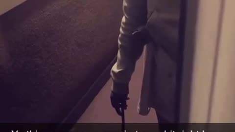 She said she was looking for him..