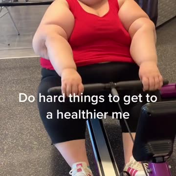 Her consistency for weight loss is admirable