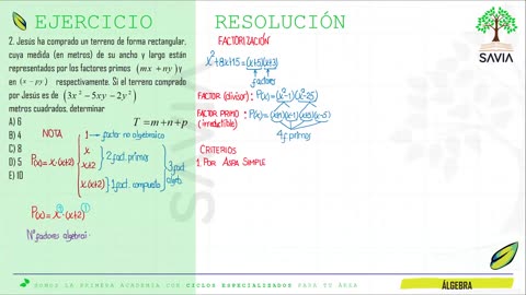 SAVIA REGULAR 2025 | Semana 05 | Álgebra