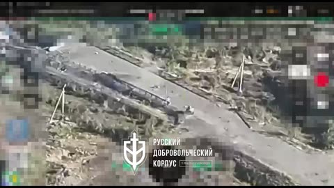 Members of Free Russian Army Attempt Dramatic Rescue of a Wounded Comrade