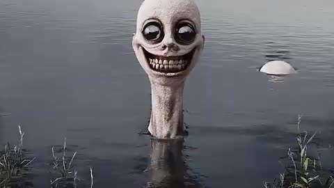 Incredible: I think it's safe to swim here #nightmare #creepy #cursed #horror #s