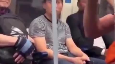 London Subway Irishman explains to Zionists why everyone hates them