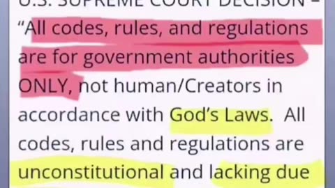 A Storm Is Coming - US Supreme Court Decision - Not Your Law!