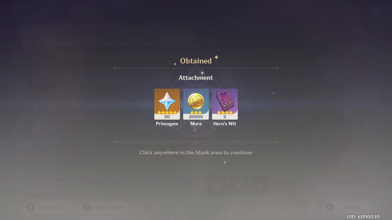 Genshin Impact - New Primocode! 30 Primos!
