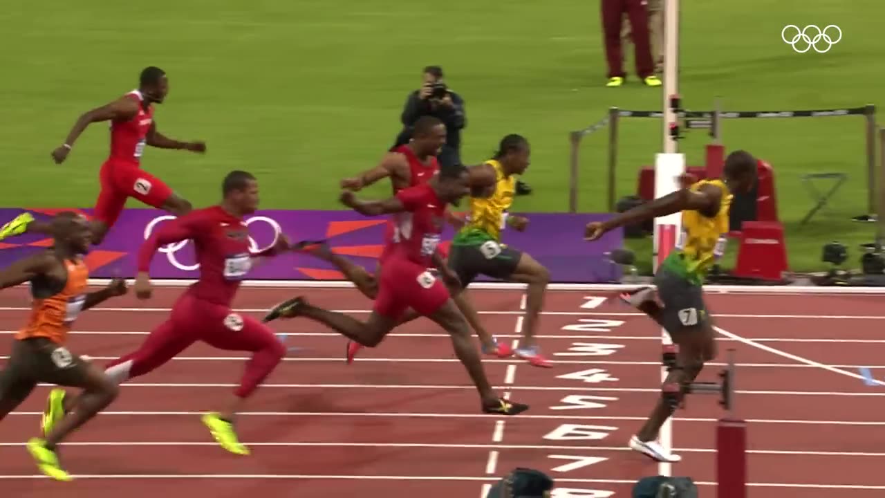 Olympic Sprint Kings 👑 the last five 100m gold medallists from Bolt to Lyles 🏃‍♂️😮‍💨 | Top Moments