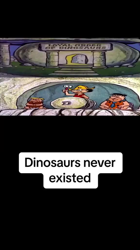 Dinosaurs never existed and were a cover story created to hide the truth about dragons