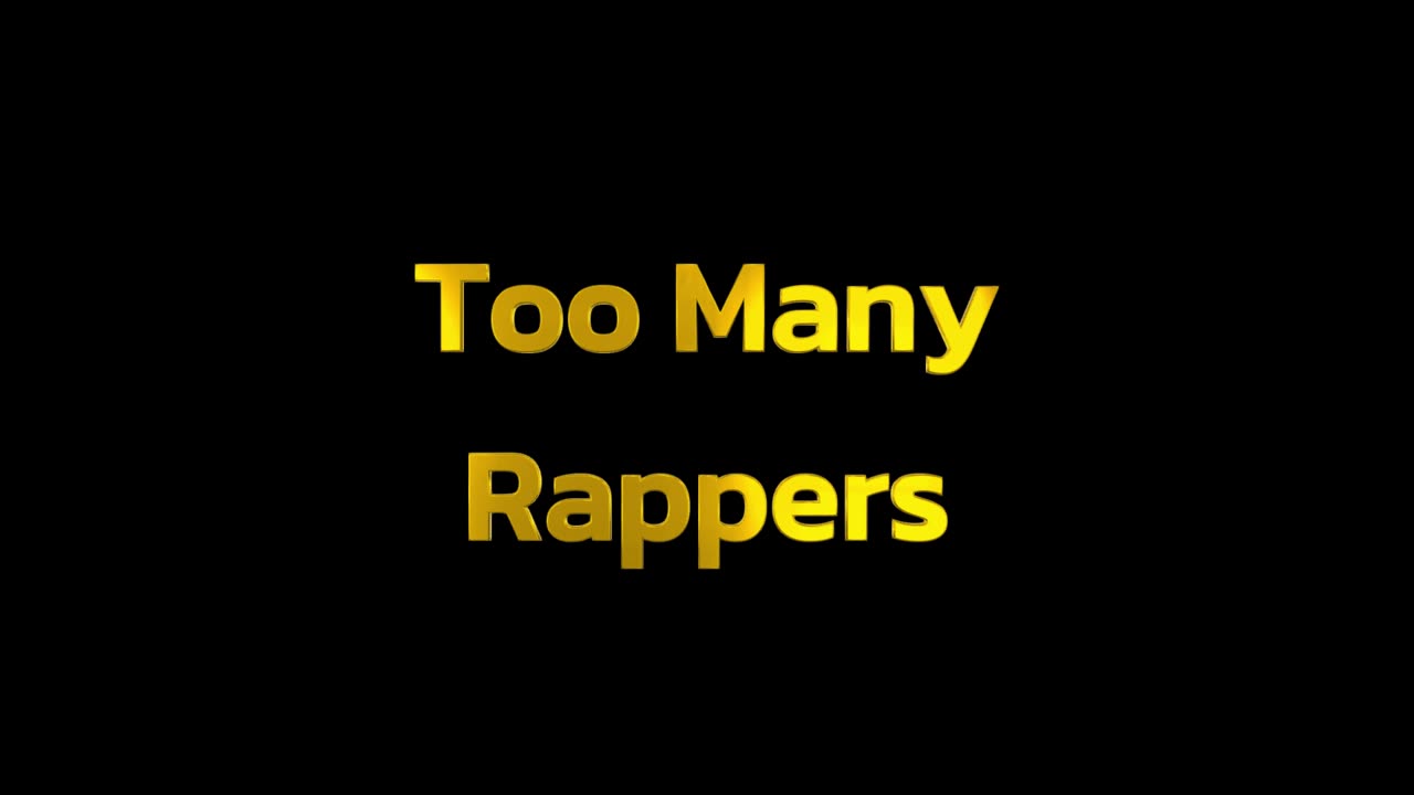 Too Many Rappers (Drake National Treasure beat)