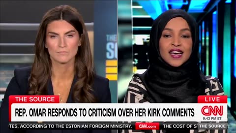 Ilhan Omar doubles down on disgusting comments about Charlie Kirk on CNN