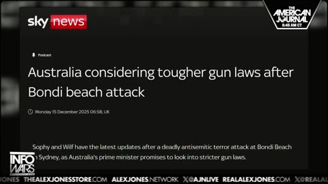 In the wake of the tragic shooting at Bondi Beach in Australia, Globalist Prime Minister Anthony Albanese predictably calls for stricter gun control.