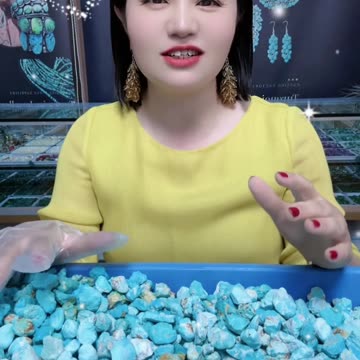 20250819-09 Genuine raw ore, no dyeing! This turquoise is what's called a treasure.