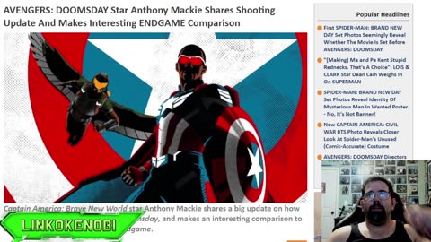 Anthony Mackie Giving Update On Avengers Doomsday Movie