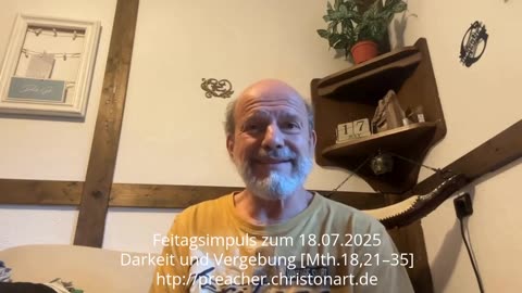Freitagsimpuls: Dankbarkeit und Vergebung [Mth.18,21-35]