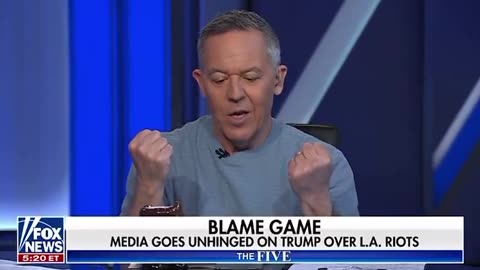 Greg Gutfeld calls out liberal media’s L.A. coverage