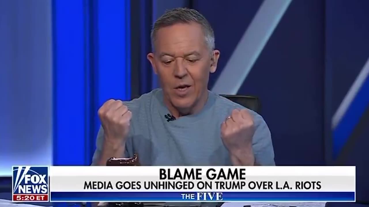 Greg Gutfeld calls out liberal media’s L.A. coverage