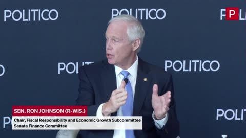 Senator Ron Johnson at Politico Live 5.14.25