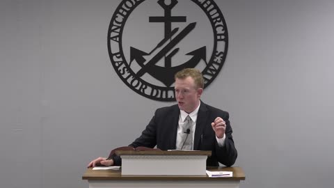 Proverbs 3 - Pastor Dillon Awes | Anchor Baptist Church