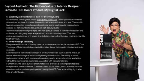 Beyond Aesthetic: The Hidden Value of Interior Designer Laminate HDB Doors Product-My Digital Lock