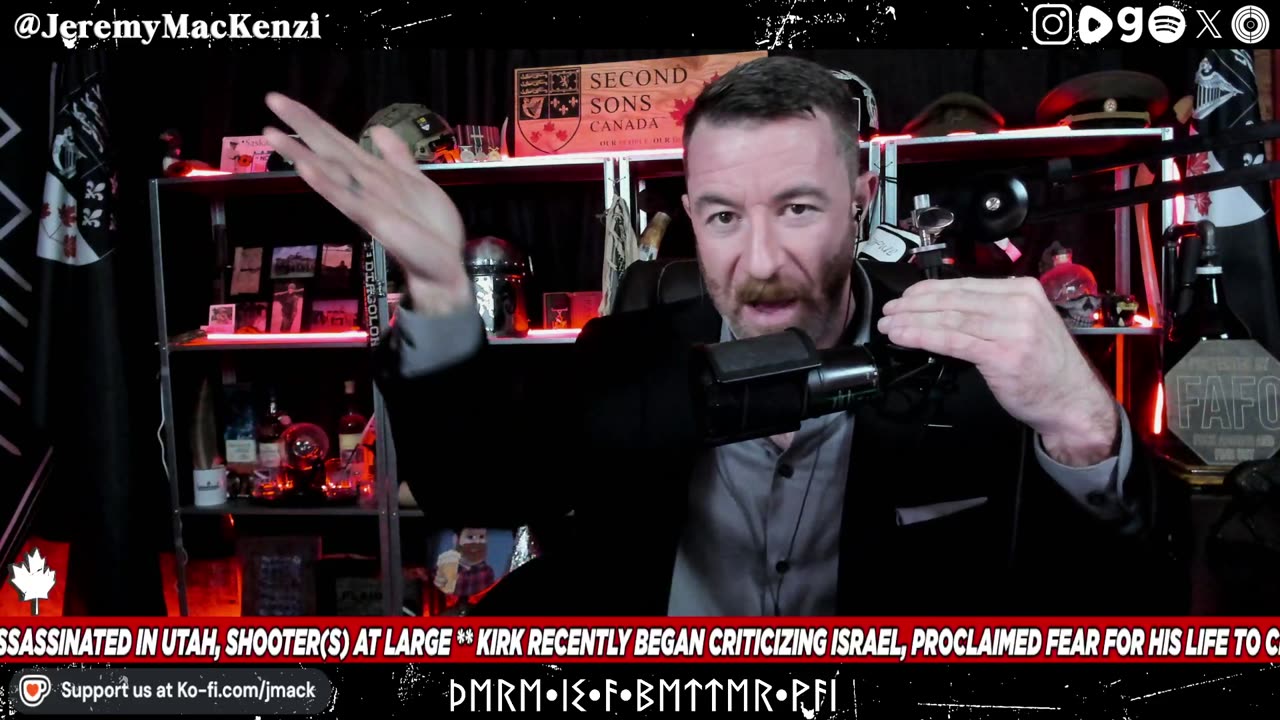 The Assasination of Charlie Kirk - Jeremy MacKenzie - White Canada Listen UP!!!!