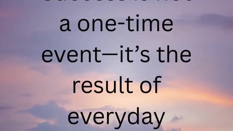 ⚡ "Success Happens Daily, Not in a Day | Evergreen Motivation"