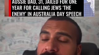 Aussie dad jailed for saying jews are the enemy Chocky being a whoose