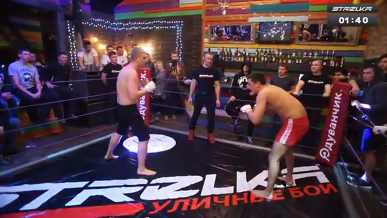 Slugfest in a bar!