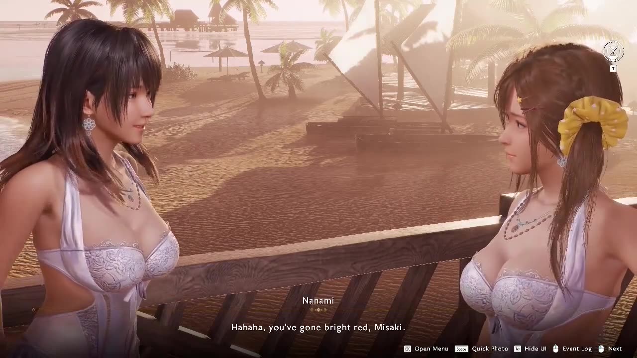 nanami route complete story all dialogue/cutscenes Venus Vacation PRISM DEAD OR ALIVE Xtreme