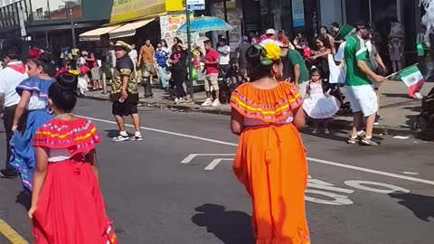 Ballet Flolklórico en el Desfile de México en NYC.