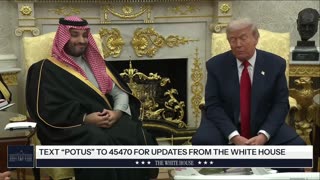 🔴 LIVE • BREAKING NEWS - President Trump Participates in a Bilateral Meeting with the Crown Prince
