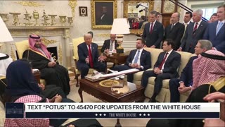 🔴 LIVE • BREAKING NEWS - President Trump Participates in a Bilateral Meeting with the Crown Prince