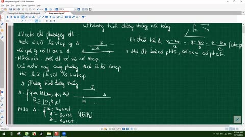 06. Phương trình đường thẳng nền tảng