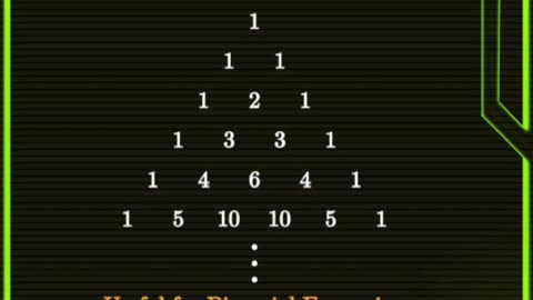 How to solve Pascal triangle method
