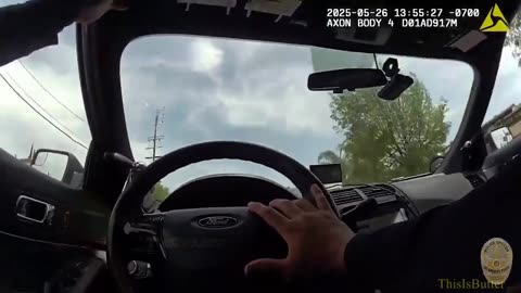 Body Cam | A terrible accident between a police car and another car