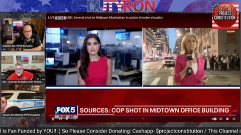 🚨BREAKING: Active shooter described as a “middle eastern man” opened fire at police in Manhattan