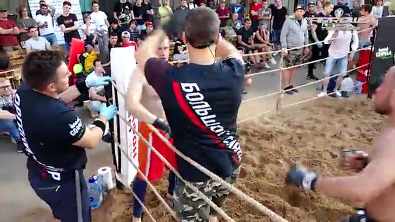 Dude run into Crazy worker !!