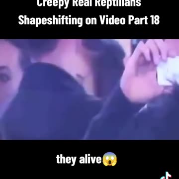 Creepy Real Reptilians Shapeshifting on Video Part 18