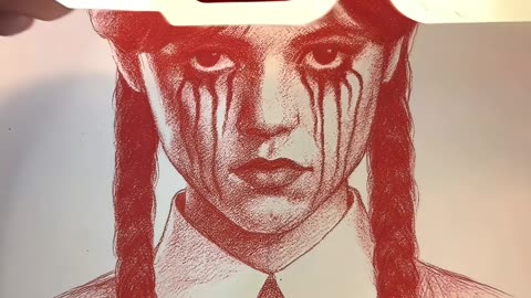 Wednesday Addams and Enid Transformation 3D Glass Art