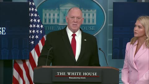 Press Secretary Karoline Leavitt and Tom Homan Brief Members of the Media, Apr. 28, 2025