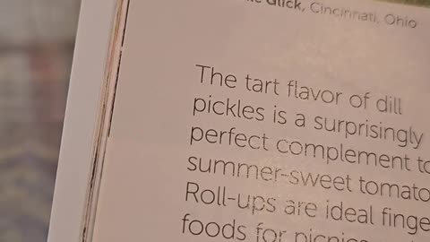 Recipe for Tomato and Pickle Roll Ups quick Summer lunch or snack