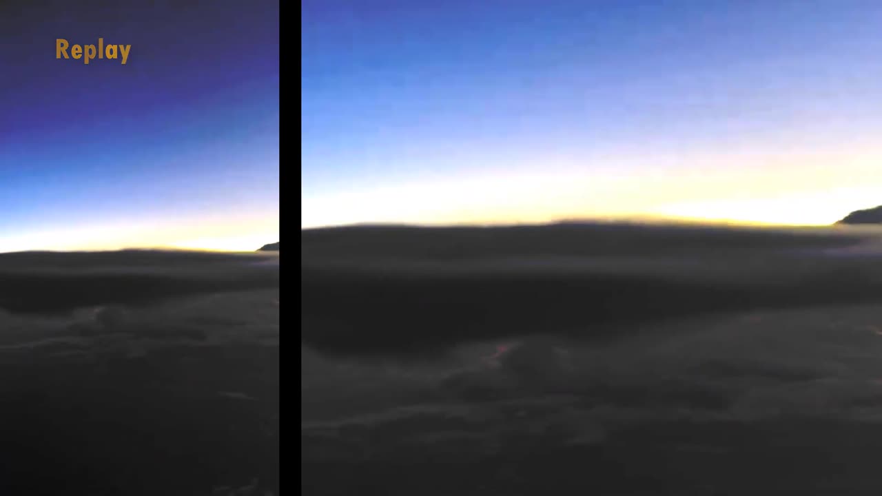 Waouh, un énorme vaisseau spatial filmé par une caméra de sécurité