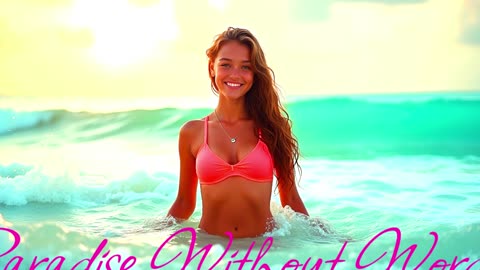 Electronic Music. Song Paradise Without Words.