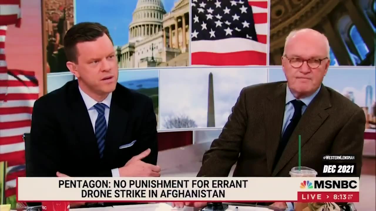 Dec 2021. John Kirby explains to MSNBC that no individuals will face accountability