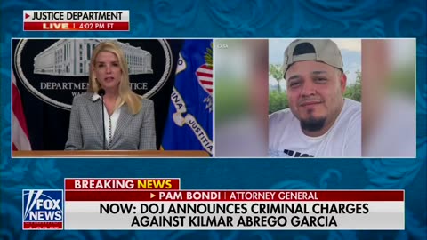 Pam Bondi officially announces Kilmar Abrego Garcia will be returned to the US