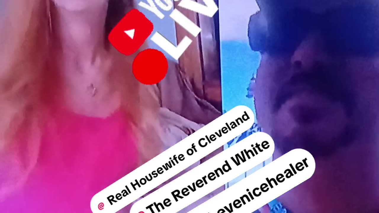 Me, "REV" Reverend White, Daisy The Venice Healer & Me Livestream Cleveland to Venice Beach